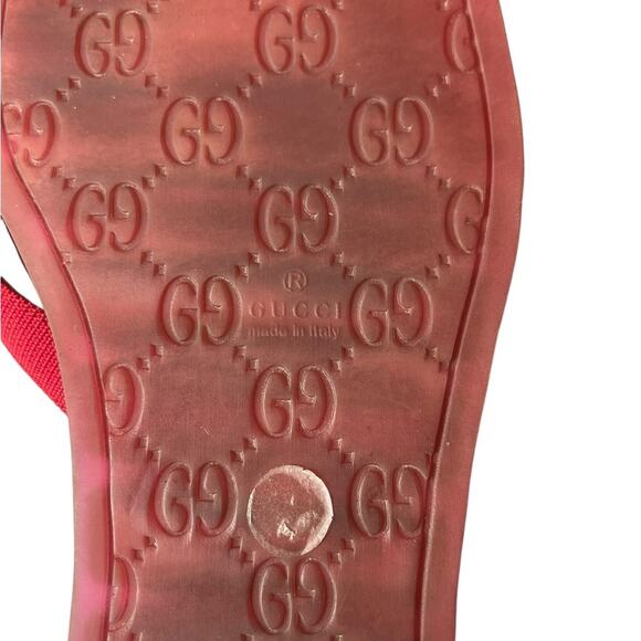 GUCCI Canvas Printed Slides Size:6.5 B - Picture 8 of 8